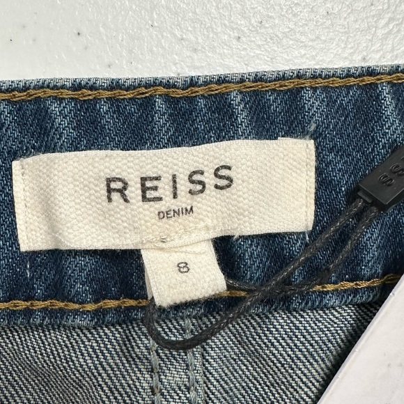 NWT Reiss Myla Denim Midi Skirt 4 US 8 UK - Picture 6 of 16